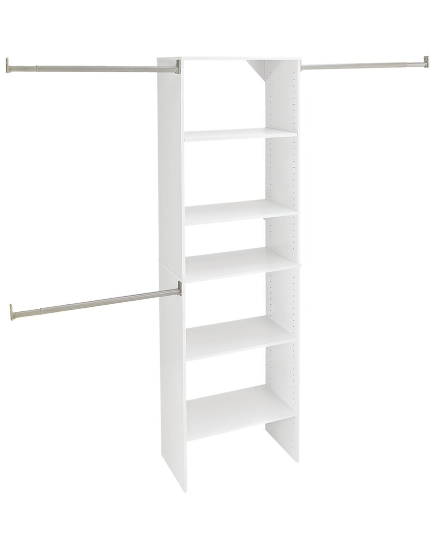 Closetmaid Suitesymphony Starter Closet 25-inch Wide Tower Kit In White