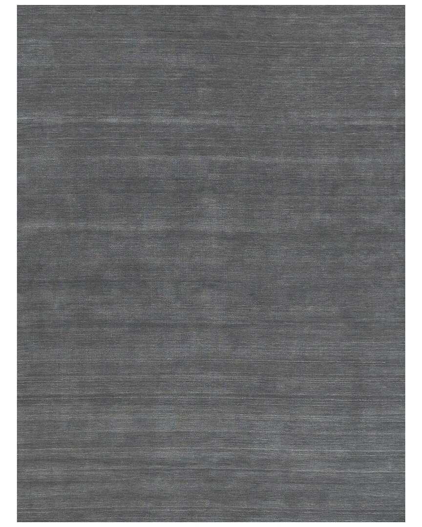Exquisite Rugs Roche Hand-loomed New Zealand Wool Rug In Gray
