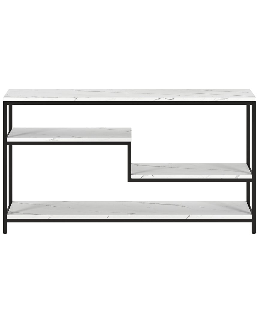 Abraham + Ivy Mathis 55 Wide Rectangular Console Table In Black
