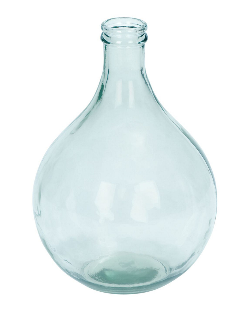 Peyton Lane 17in Glass Vase In Beige