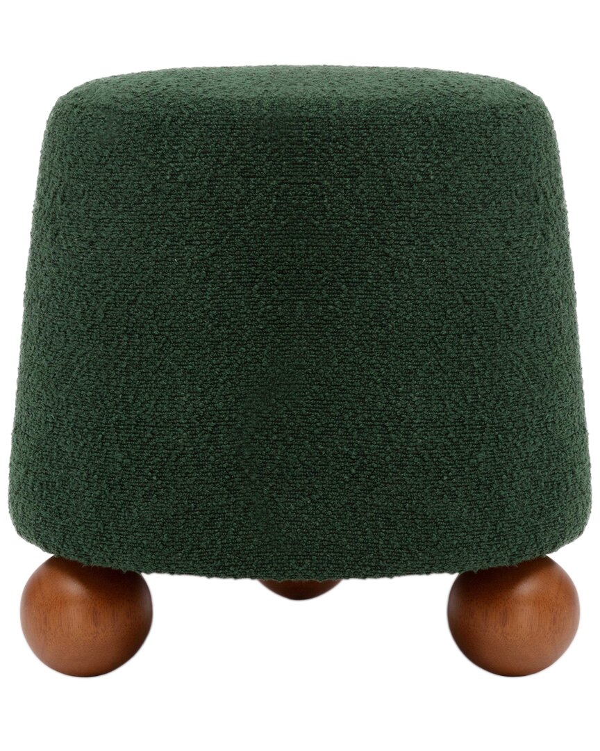 Tov Furniture Jaine Boucle Ottoman