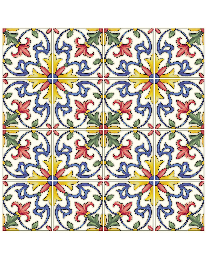 Inhome Tuscan Tile Peel & Stick Backsplash Tiles