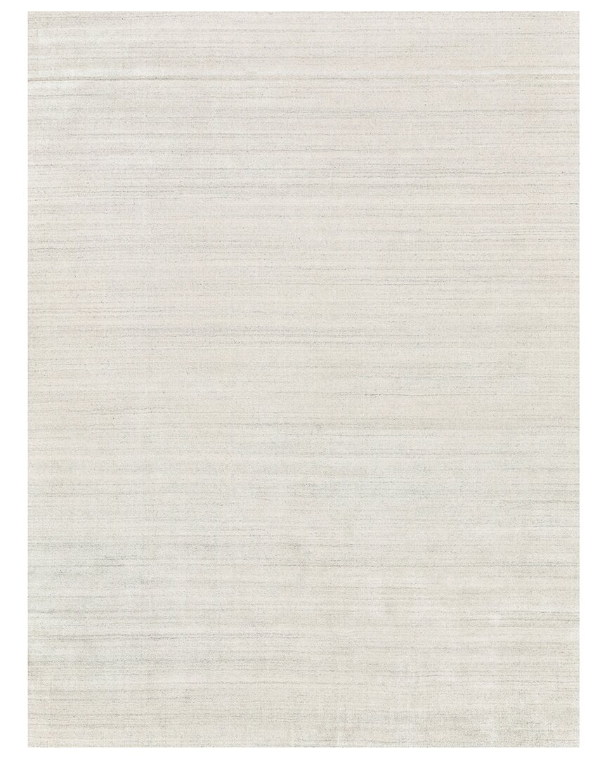 Exquisite Rugs Sanctuary Hand-loomed New Zealand Wool And Bamboo Silk Rug In Ivory