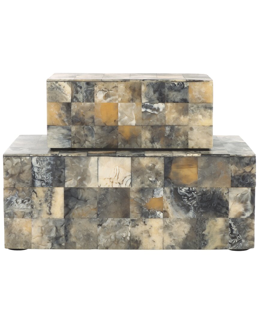 Safavieh Set Of 2 Lori Decor Boxes