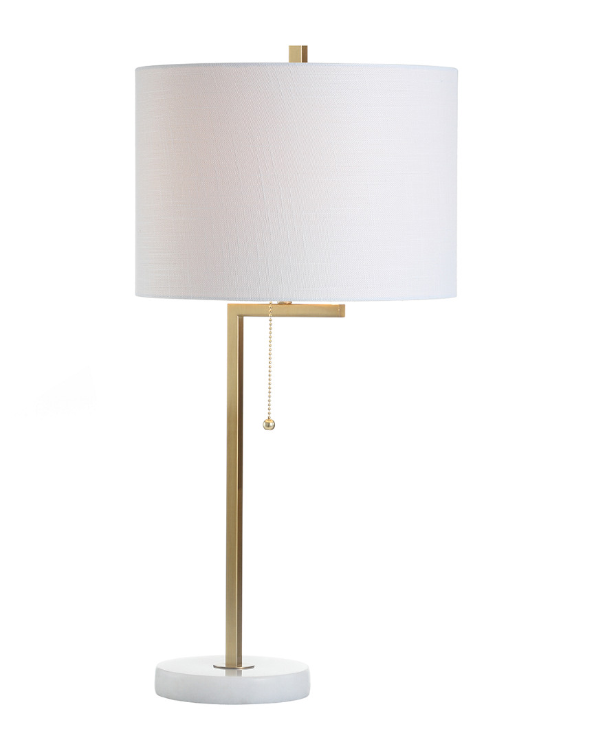 Jonathan Y Alyssa 24.5in Metal Marble Led Table Lamp