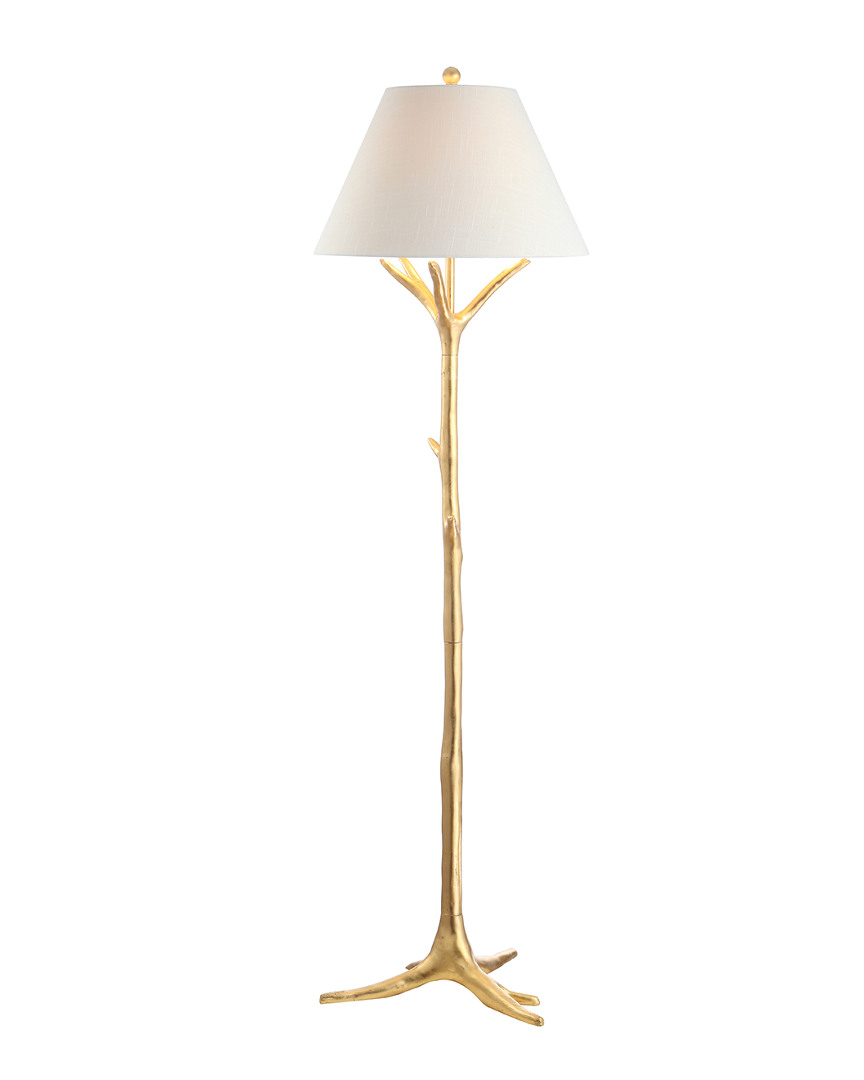 JONATHAN Y JONATHAN Y ARBOR 63.5IN FAUX BOIS RESIN LED FLOOR LAMP