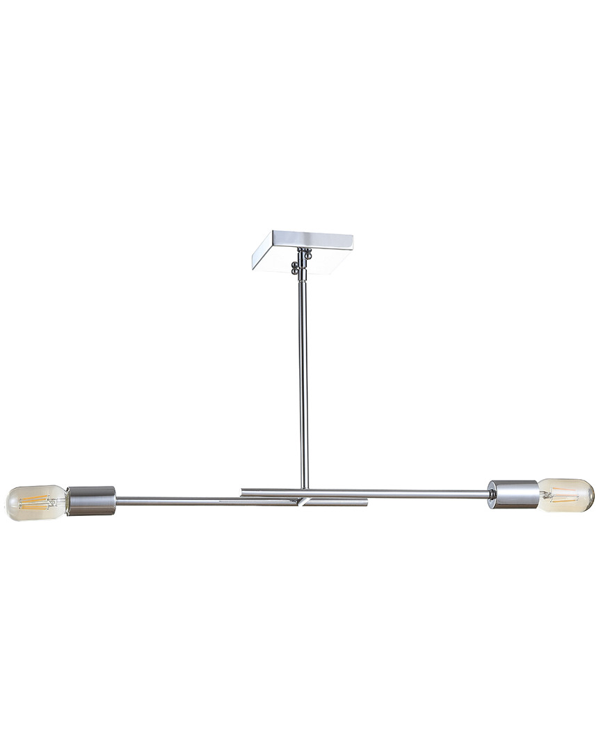 Jonathan Y Turing 30.5in Adjustable Metal Led Linear Pendant