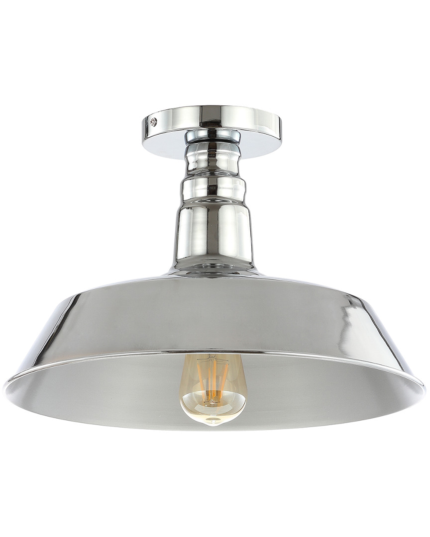 Jonathan Y Cassidy 14in Metal Led Semi-flush Mount