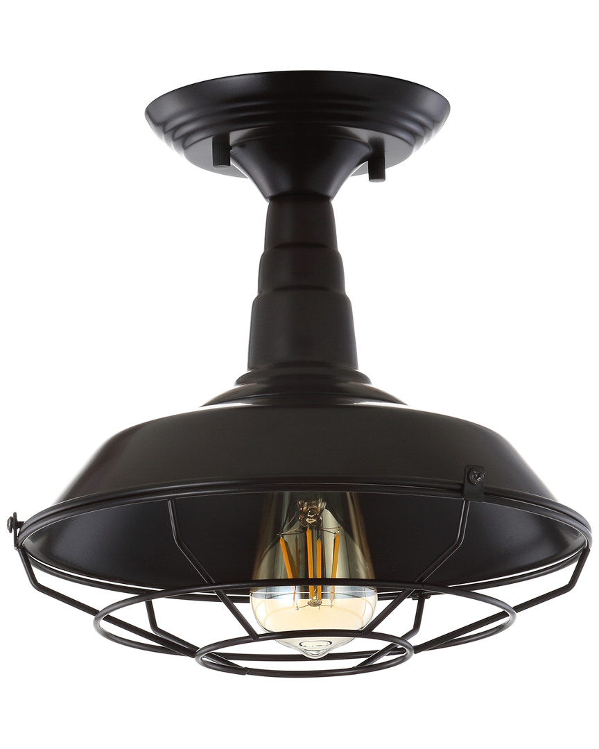 Jonathan Y Gabe 10.2in Metal Led Semi-flush Mount