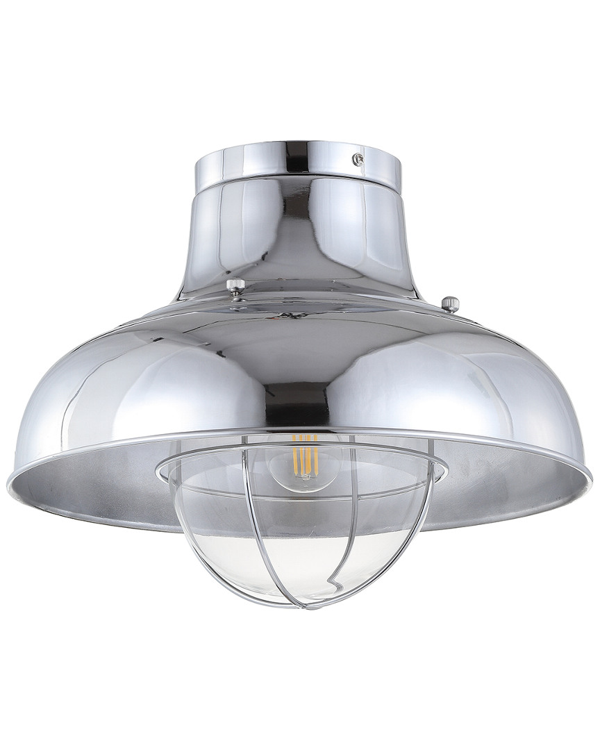 Jonathan Y Cameron 13in Metal Led Semi-flush Mount
