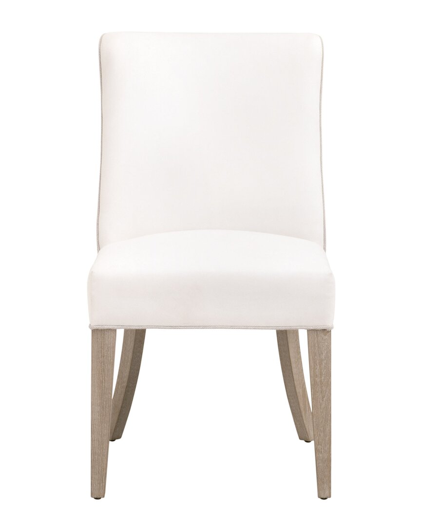 Essentials For Living Set Of 2 Duet Dining Chairs In White