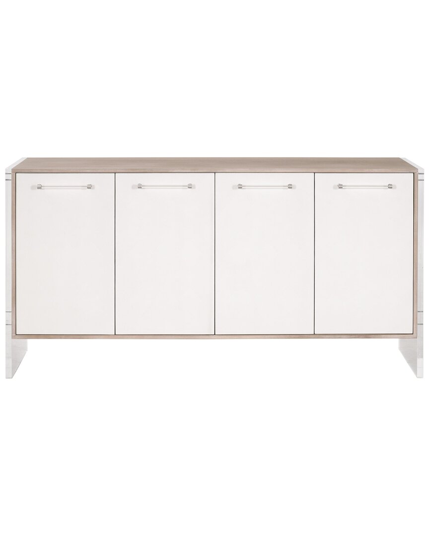 Essentials For Living Lorin Shagreen Media Sideboard