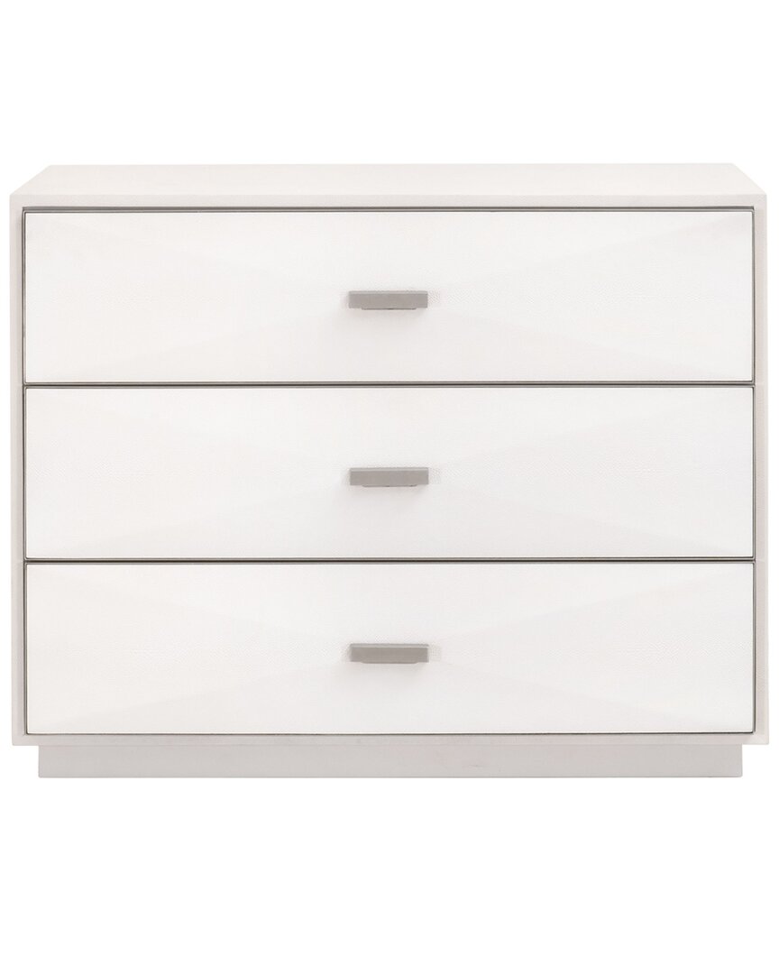 Essentials For Living Wynn Shagreen 3-drawer Nightstand