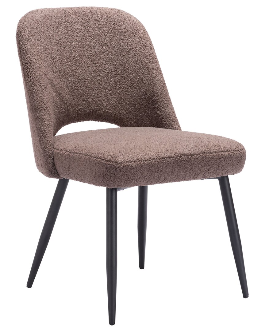 Zuo Teddy Dining Chair In Brown