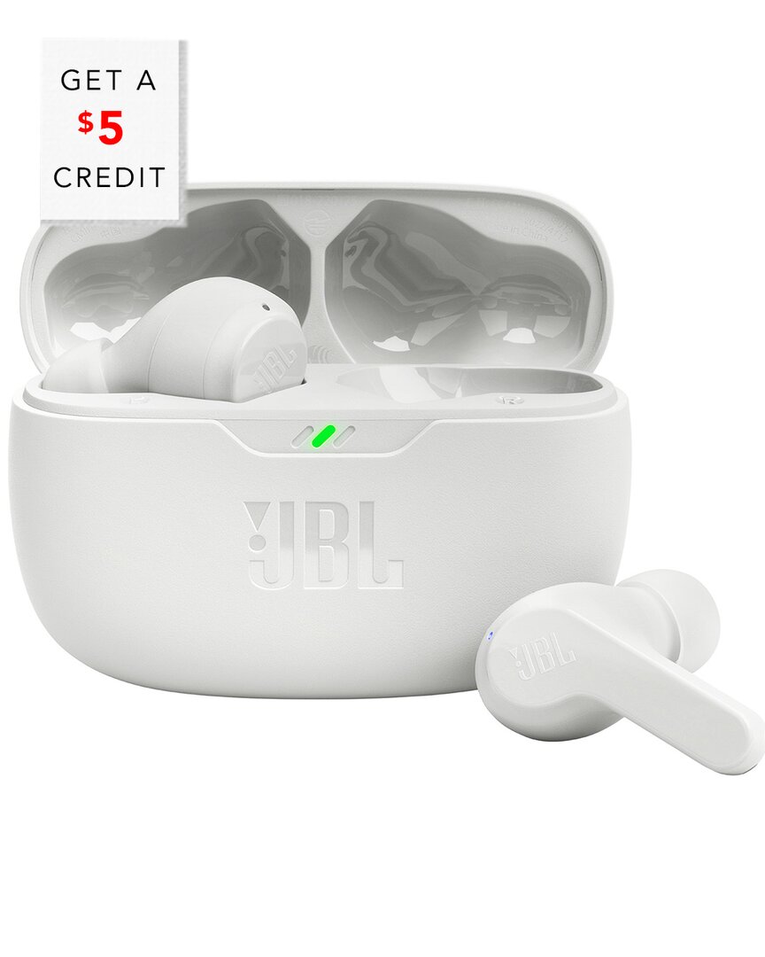 Jbl Vibe Beam True Wireless Earbuds With $5 Credit In White