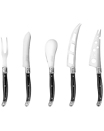 French Home Laguiole 5pc Artisan Cheese Knife Set