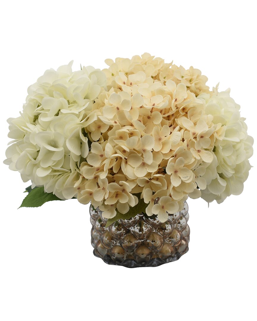 Creative Displays Glam Hydrangea Floral Display In Cream