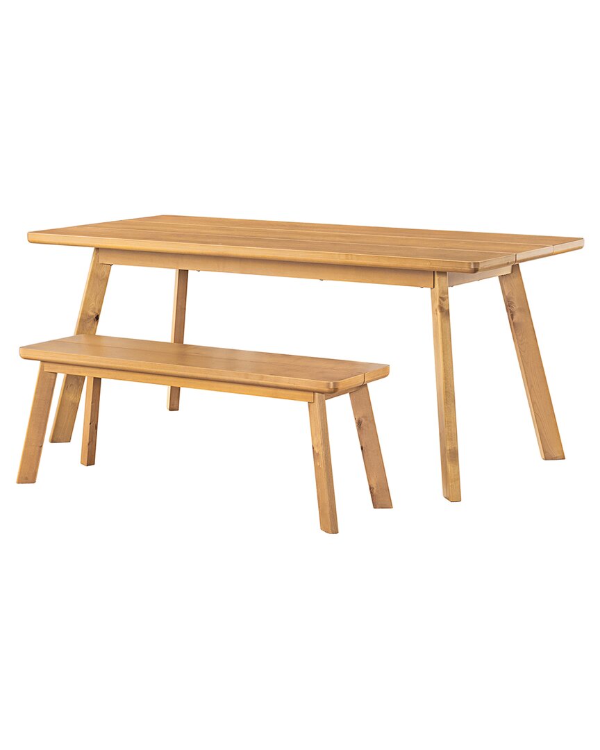 Alaterre Furniture Shelburne 73in Dining Table In Natural