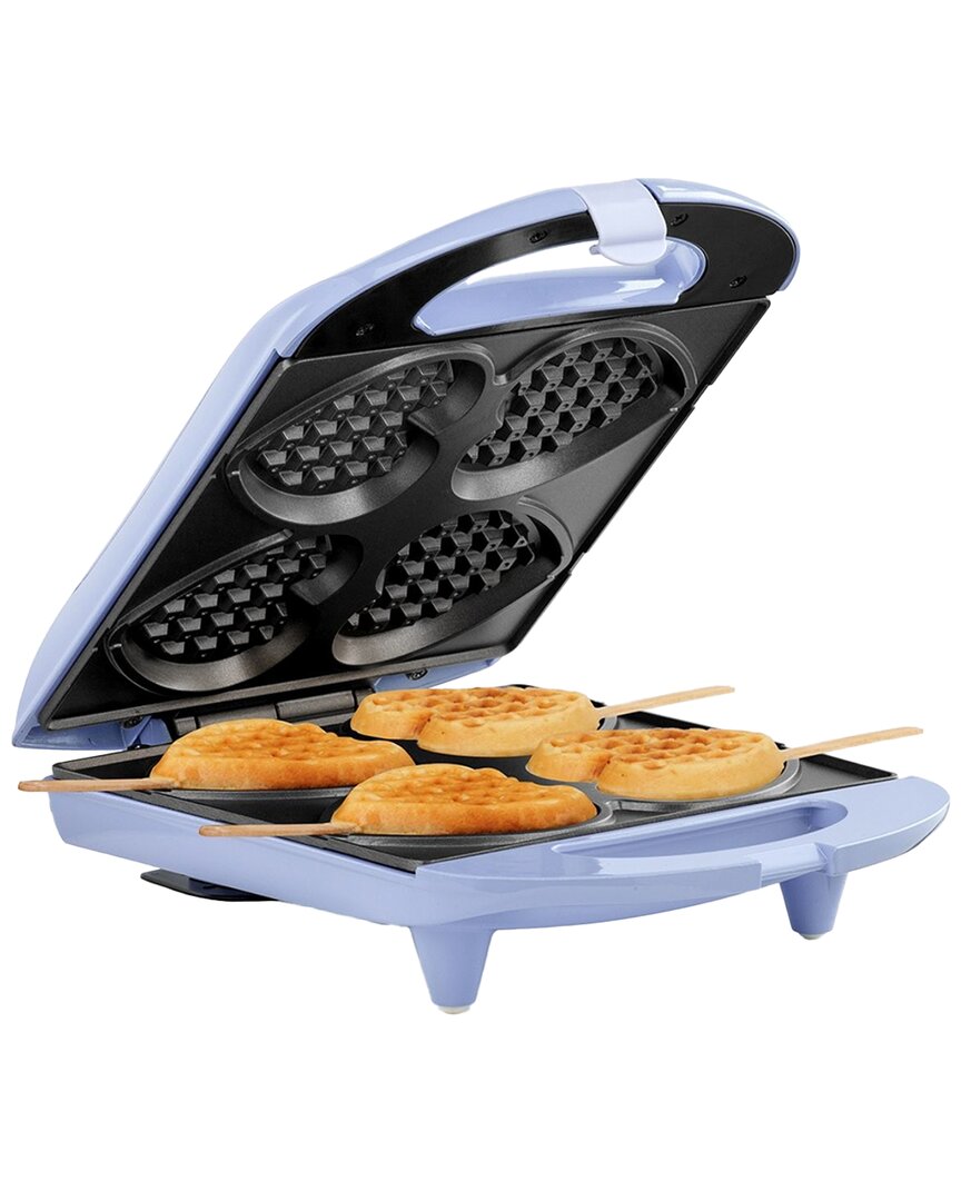 Holstein Housewares 4-section Heart Shaped Waffle Maker In Lavender