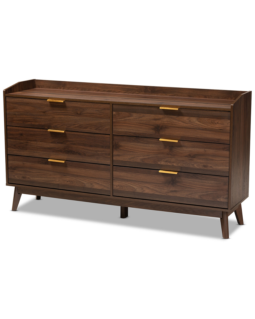 Design Studios Lena Mid-century Modern 6-drawer Wood Dresser