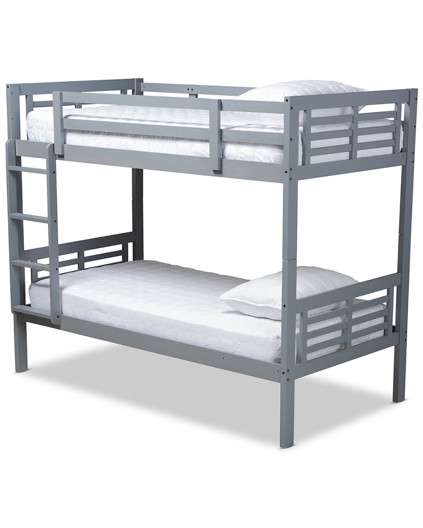 Design Studios Liam Modern And Contemporary Twin Size Bunk Bed
