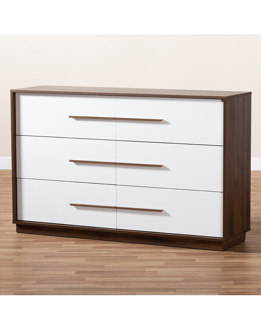 Design Studios Mette Mid-century Modern 6-drawer Wood Dresser