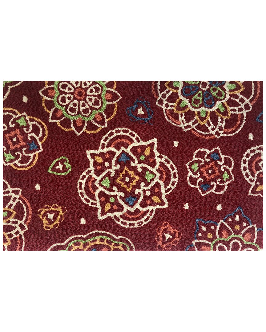 The Rug Market Patricia Indoor/outdoor Doormat In Red