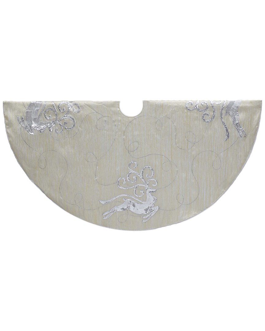 Kurt Adler Light Gold Tree Skirt