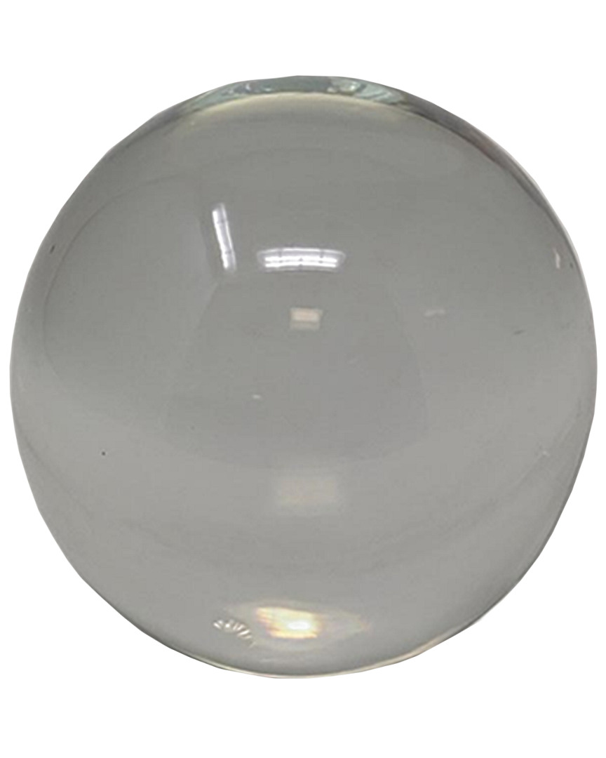 Bey-berk Clear Glass Sphere