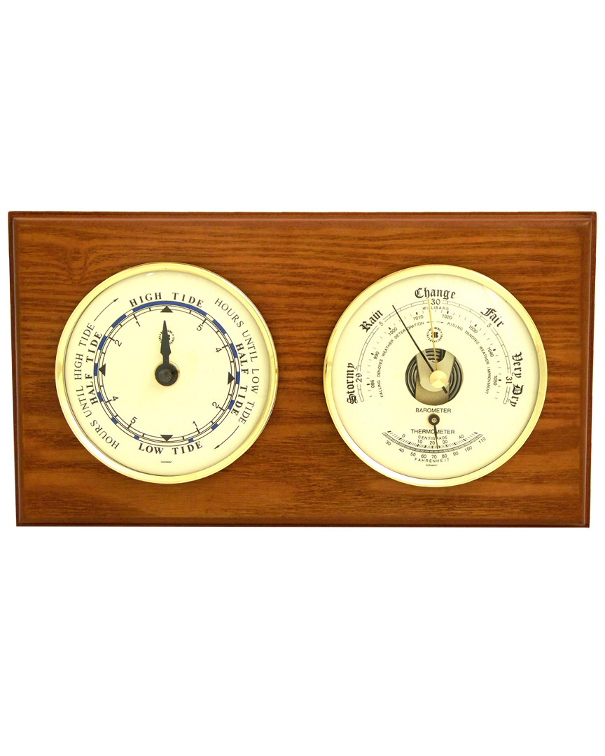 Bey-berk Tide Clock And Barometer In Multi