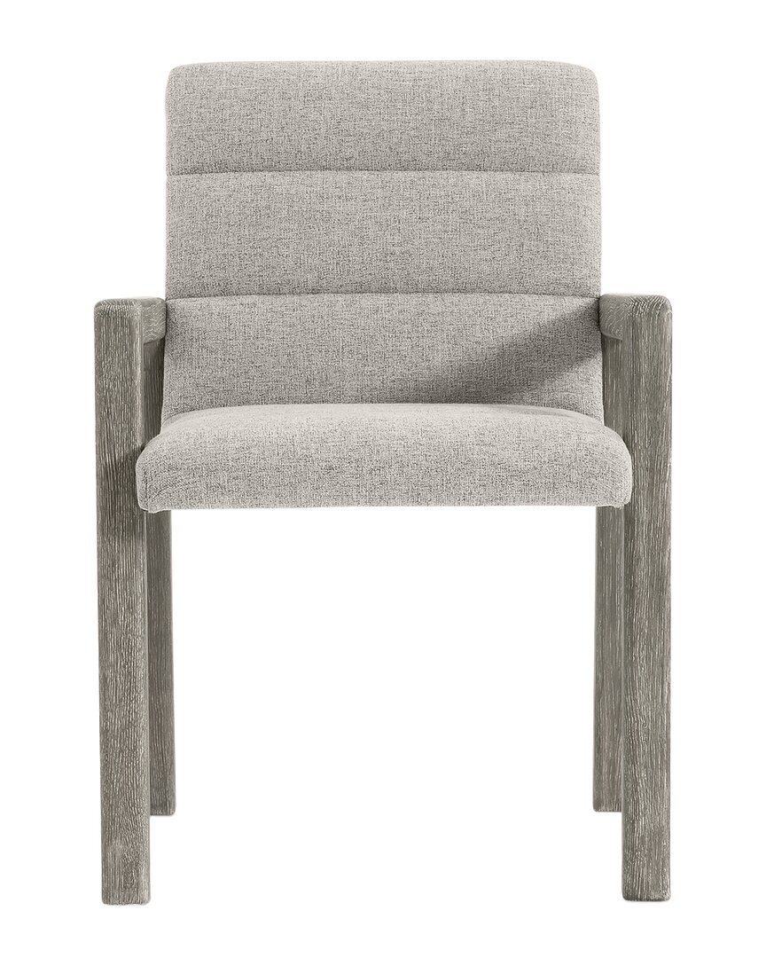 Bernhardt Monolith Arm Chair In White