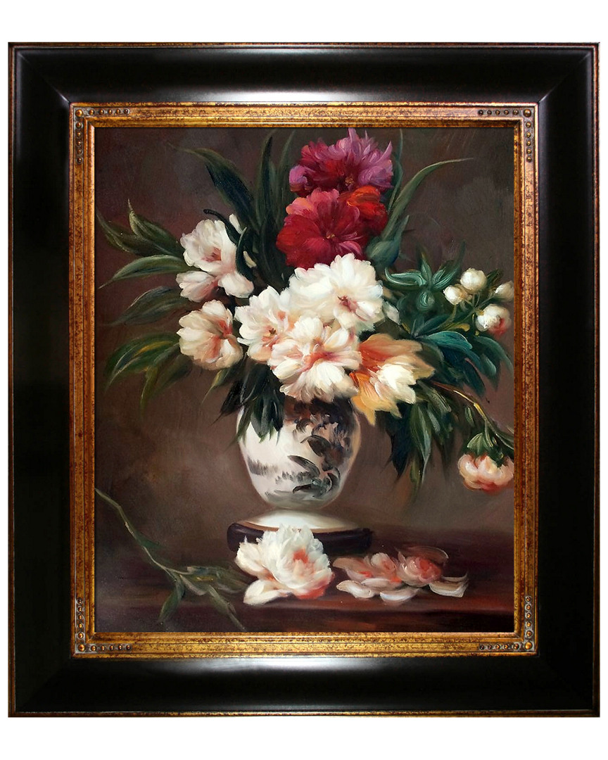 Overstock Art Peonies In A Vase By Edouard Manet Oil Reproduction