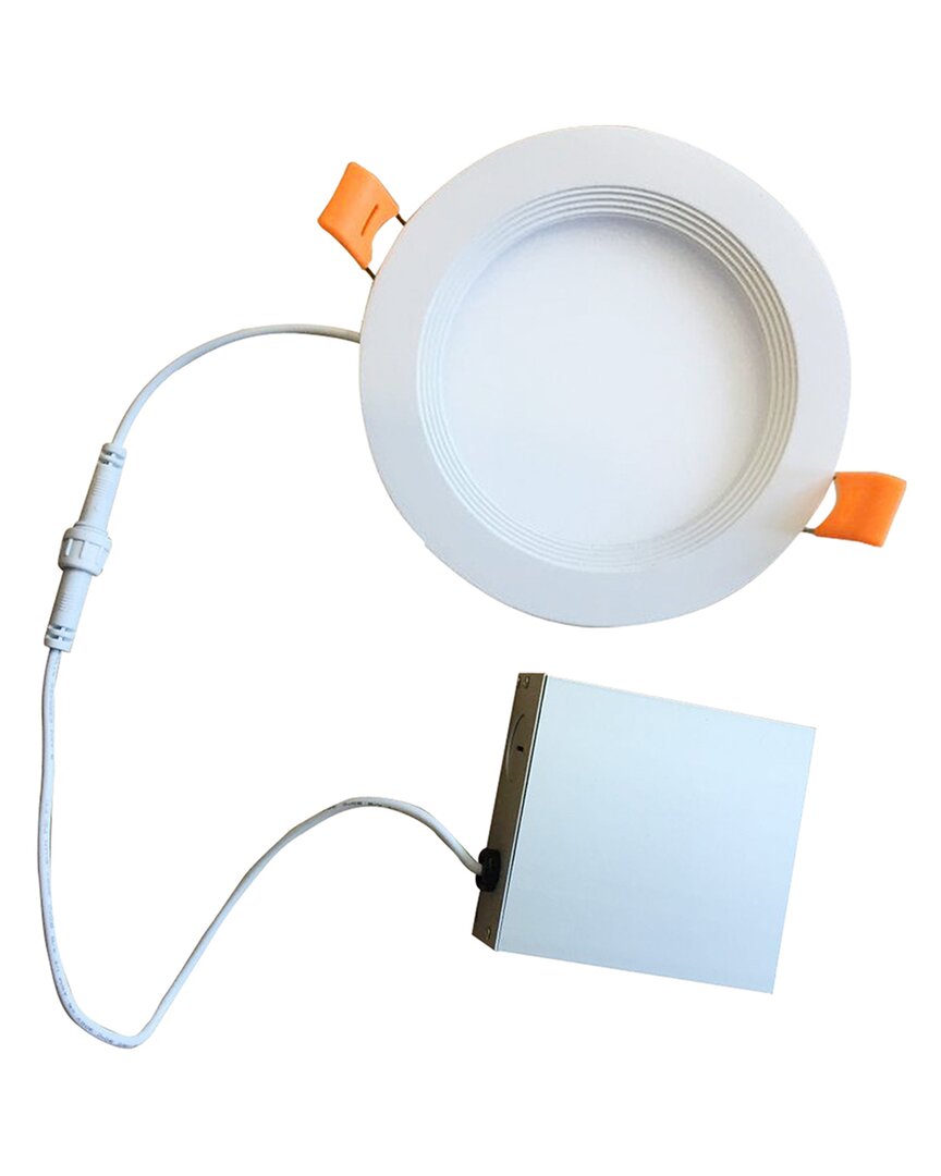 Bulbrite Pack Of (2) Led 6in Round Recessed Downlight Fixture