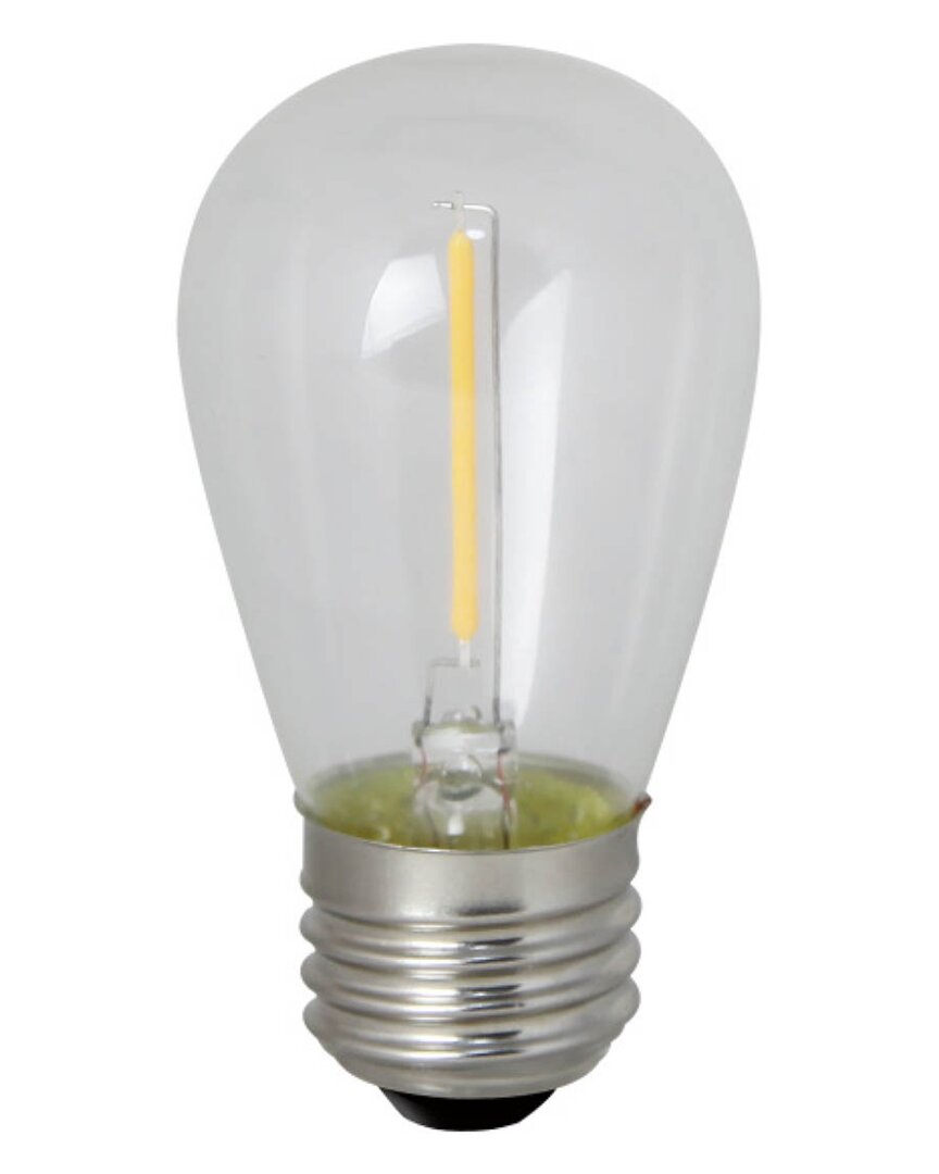 Shop Bulbrite Pack Of (6)0.7 Watt Clear Filament S14 Medium (e26) Led Light Bulb
