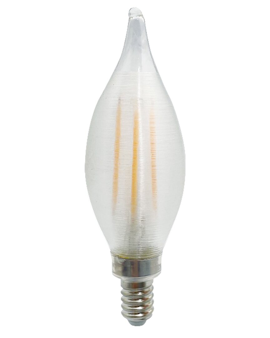 Bulbrite Spunlite Pack Of 4-4w Led Filament Light Bulb With Candelabra (e12) Base