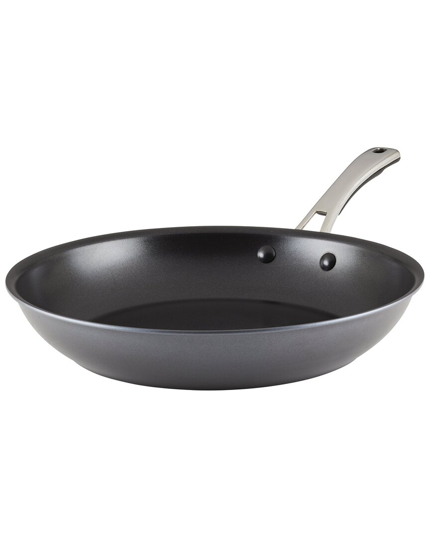 Rachael Ray Cook + Create Hard Anodized Nonstick Frying Pan, 12.5in In Black