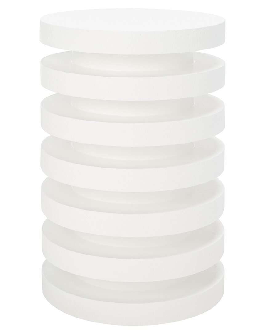 Safavieh Kaysar Accent Table In White