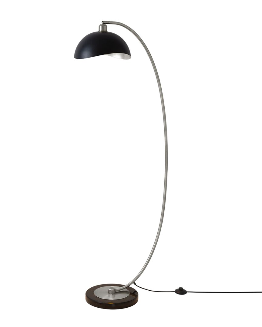 Nova Of California Luna Bella Chairside Arc Floor Lamp In Black