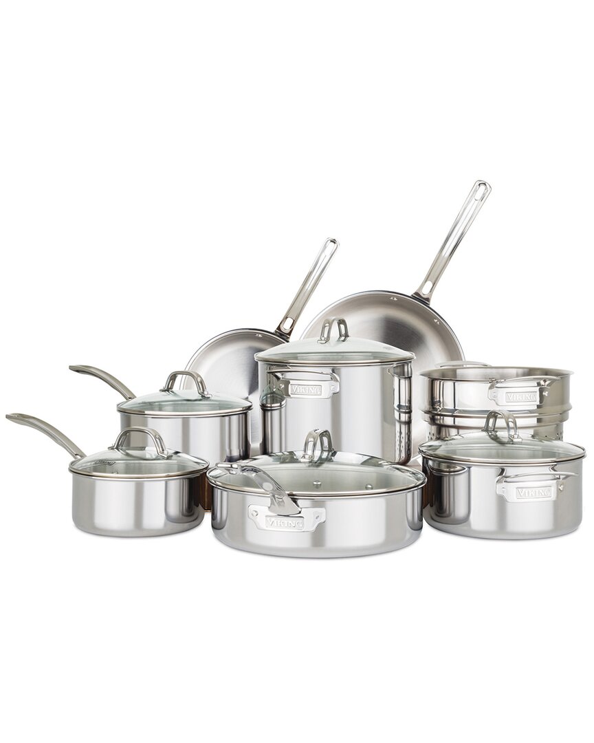 VIKING 3-PLY STAINLESS STEEL 13PC COOKWARE SET