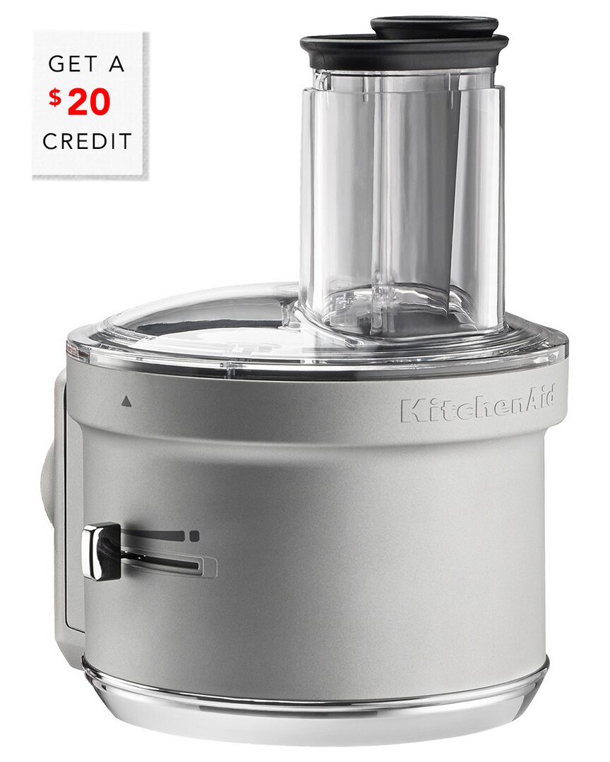 Kitchenaid Food Processor Attachment With Dicing Kit For Stand Mixers$20 Credit With $20 Credit