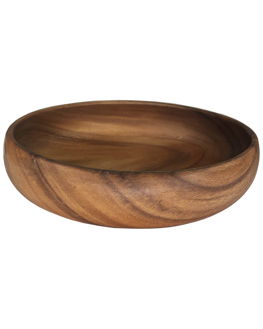 Woodard & Charles Multipurpose Acacia Wood Serving Bowl