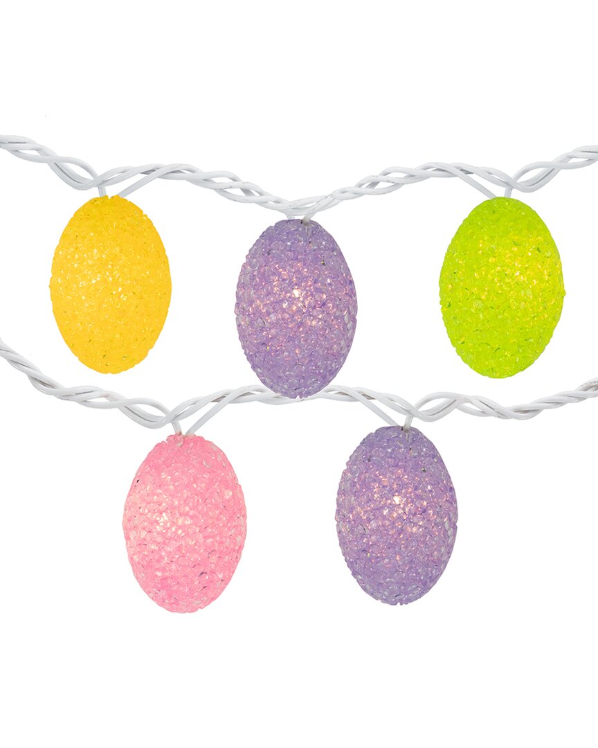 Shop Northlight 10-count Pastel Easter Eggs String Light Set In Pink