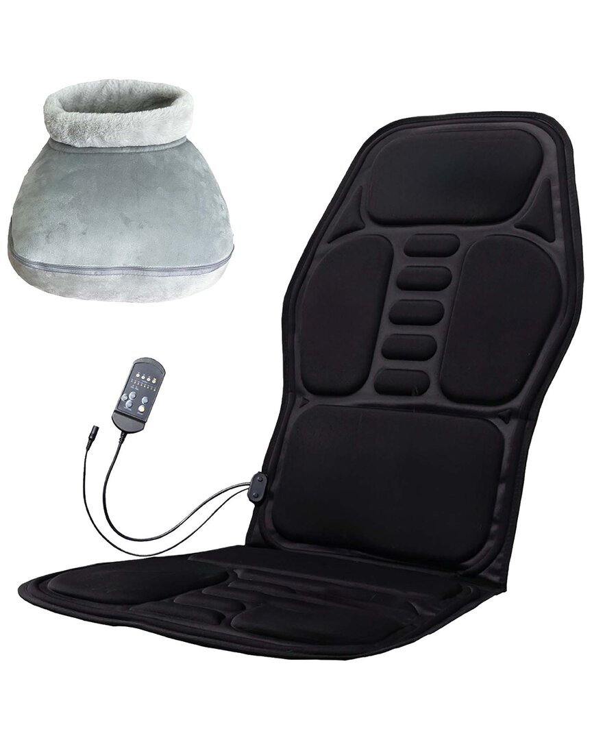 Pursonic Total Relaxation Pair With Heated Foot Spa & Adjustable Chair Cushion