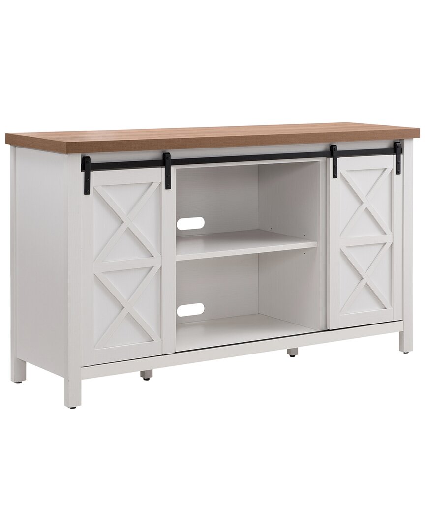 Abraham + Ivy Elmwood Rectangular Tv Stand For Tvs Up To 65in In White