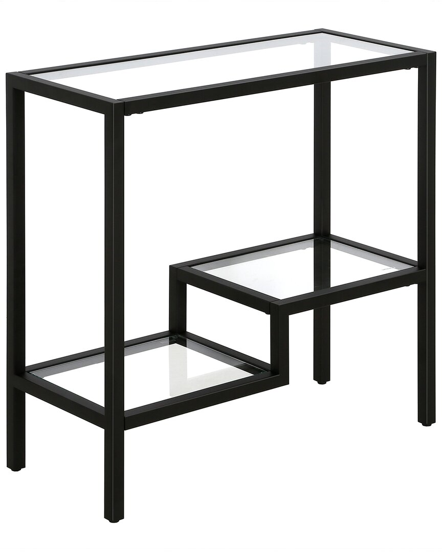 Abraham + Ivy Lovett 24in Rectangular Side Table In Black