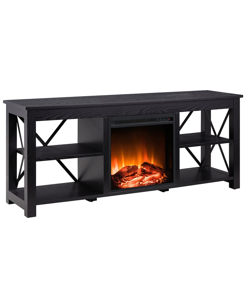 Abraham + Ivy Sawyer Rectangular Tv Stand In Black
