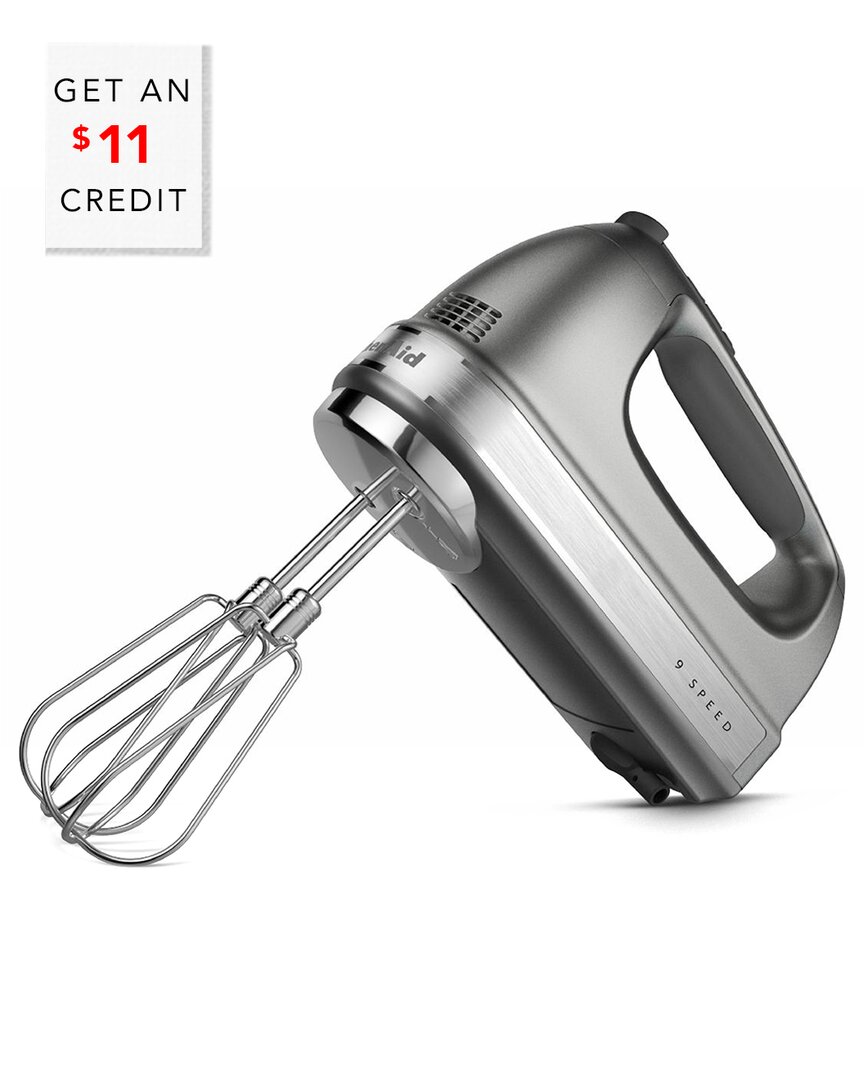 Kitchenaid 9-speed Hand Mixer With Turbo Beater Ii Accessories$11 Credit With $11 Credit