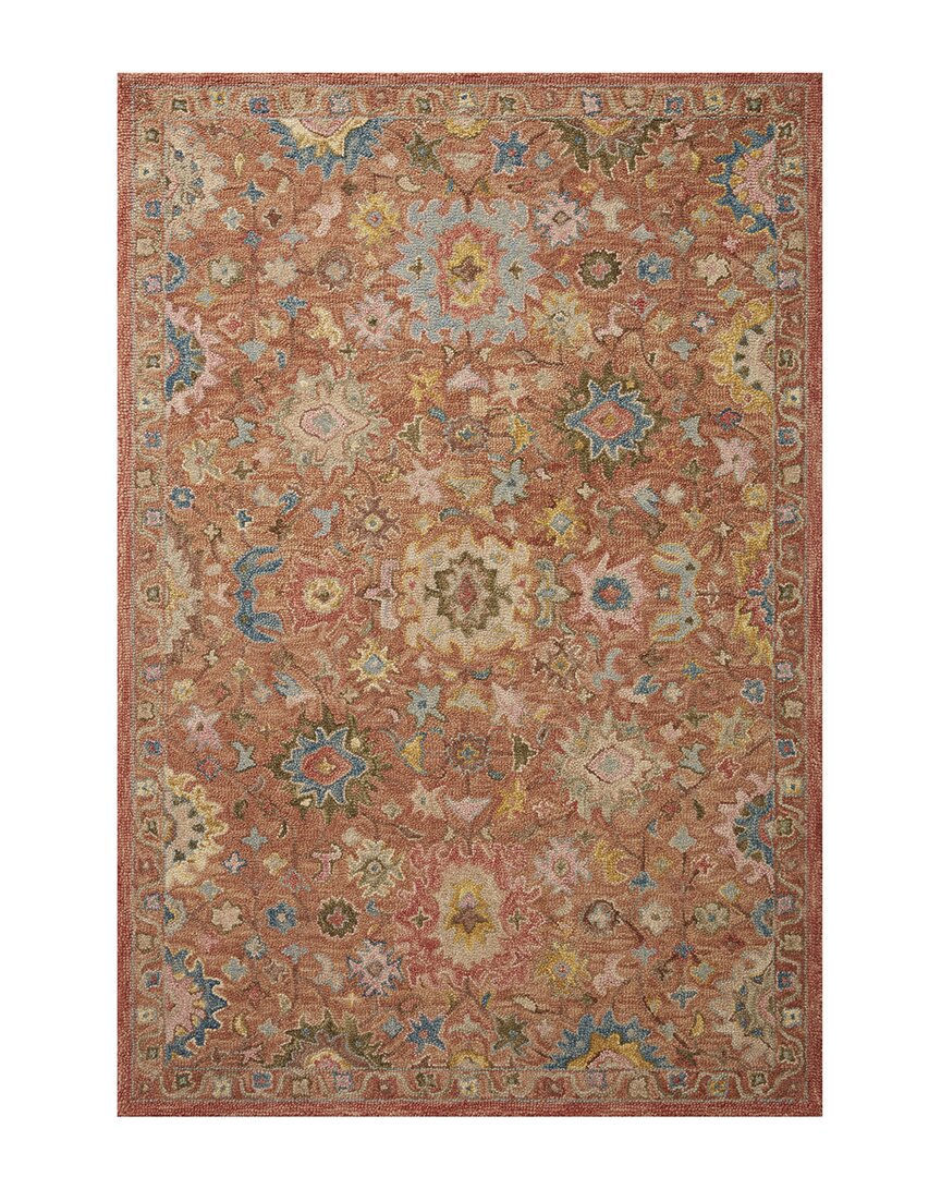 Shop Loloi Traditional/oriental Padma Accent Rug In Red