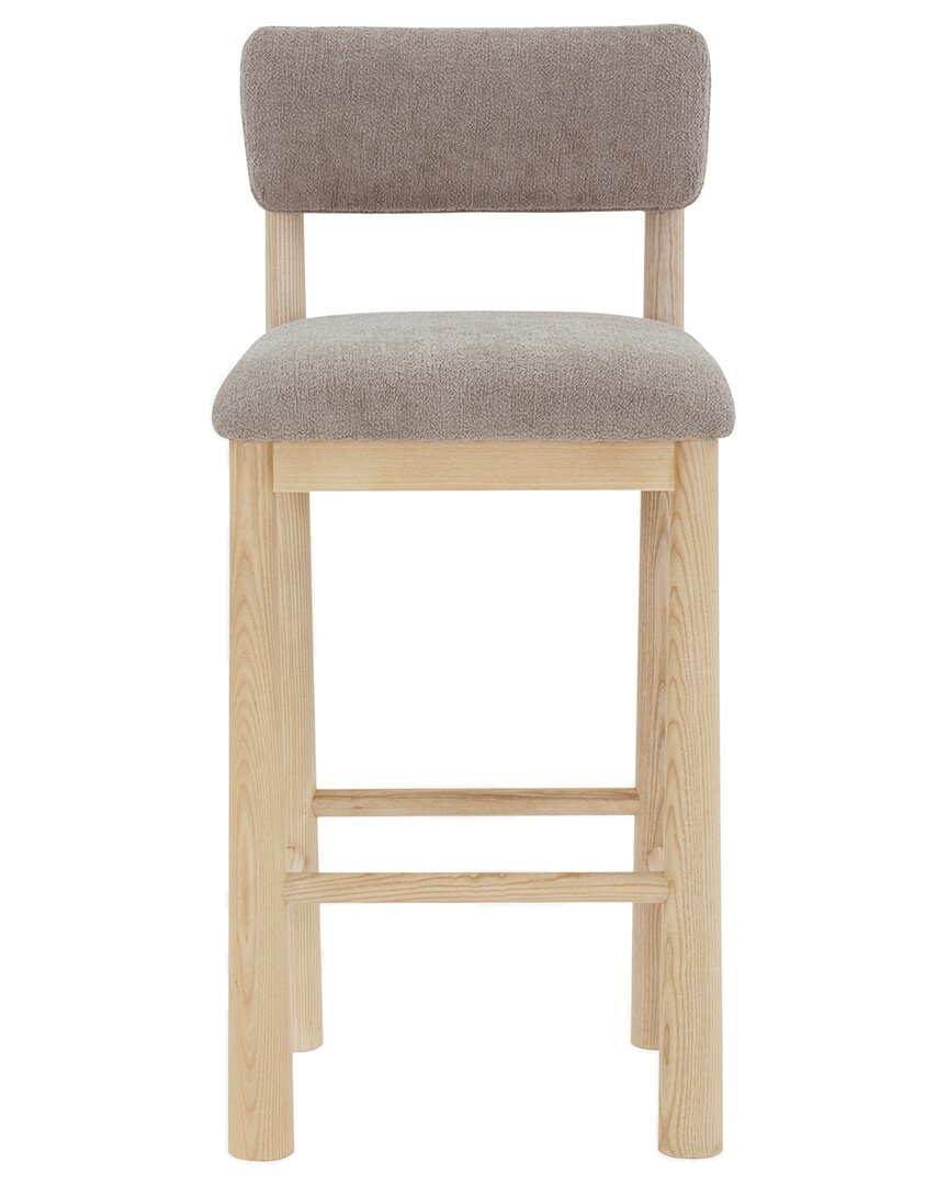 Safavieh Couture Wrenley Boucle Barstool In Brown