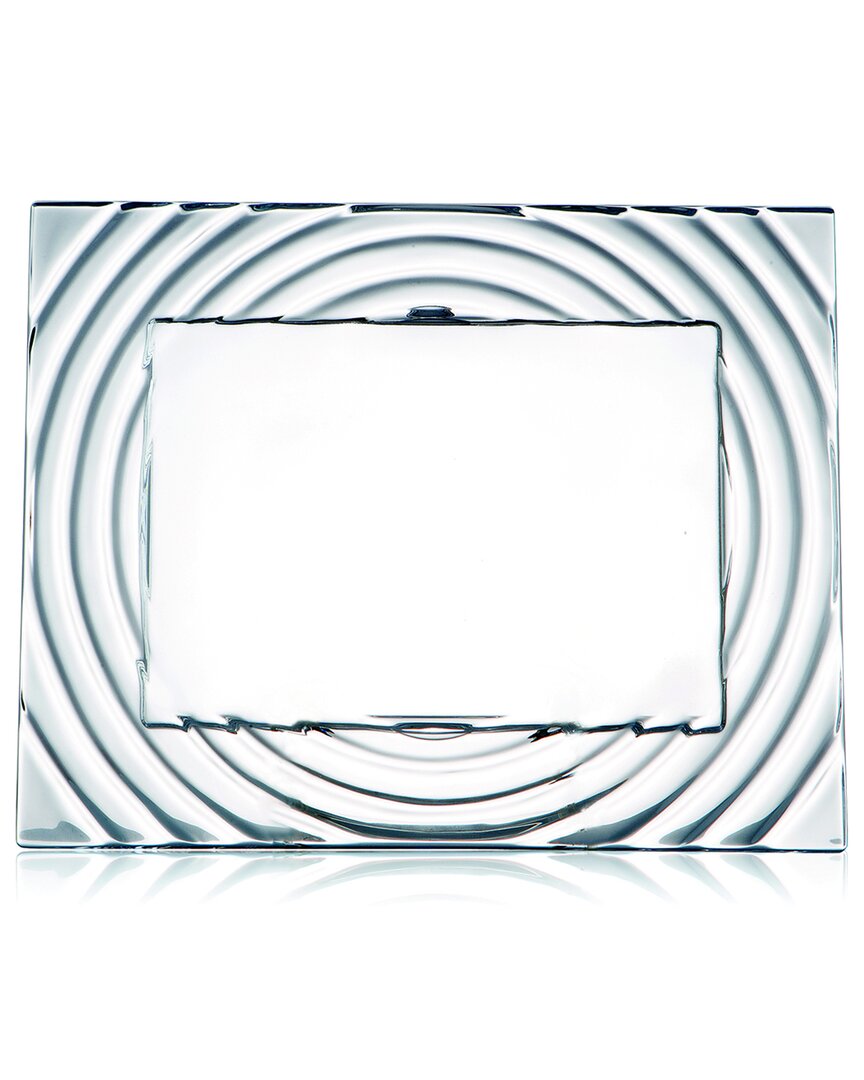 Rogaska Ripple 5x7 Picture Frame In Transparent